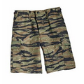 Camouflage B.D.U. Shorts - Tiger Stripe Camo
